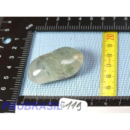 Quartz à inclusions de Chlorite pierre roulée Q Extra Brésil 32gr