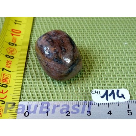 Chiastolite - andalousite pierre roulée de 22gr