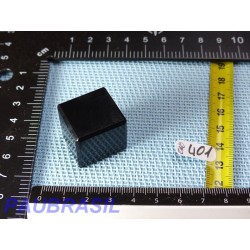 Cube poli en Obsidienne noire Q Extra 28g 24mm