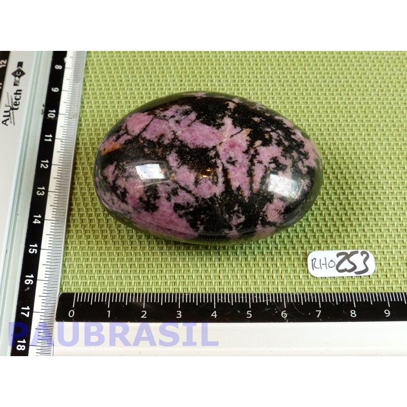 Rhodonite en Savonnette Polie 206gr Q Extra