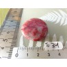 Thulite - zoïsite rouge en mini pierre plate 15g