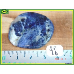 Sodalite ou Ackmanite pierre plate fine Q Extra 8g