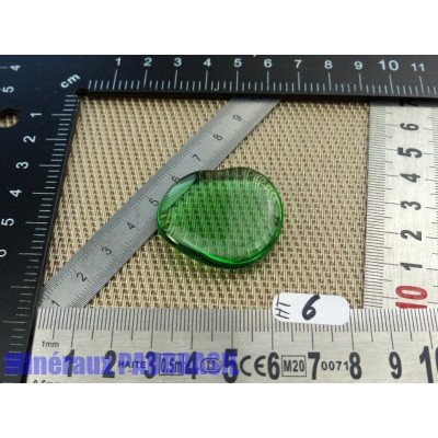 Helenite - Gaia Stone en Pierre Plate 14gr50 "fausse vraie pierre"