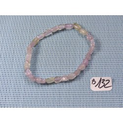 Bracelet Kunzite claire en mini pierres roulées Q Extra