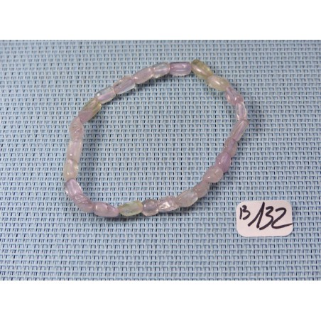 Bracelet Kunzite claire en mini pierres roulées Q Extra