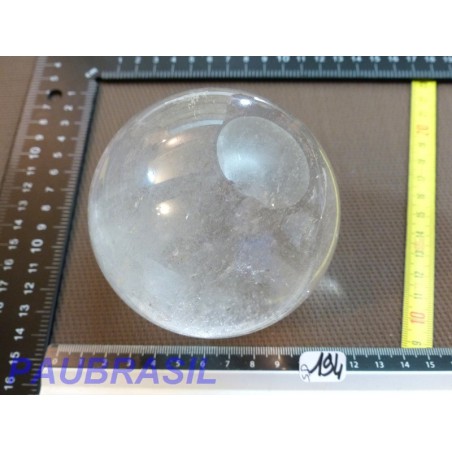 Sphere en Cristal de Roche 889gr 85mm diam Q Extra