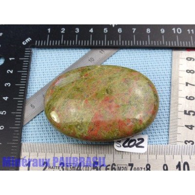 Unakite Savonnette polie - Large Palmstone Q Extra 120g