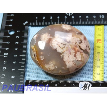 Agate Naturelle de Madagascar en galet poli 213g