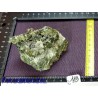 Epidote et Quartz pierre brute sur macle 268gr