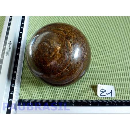 Sphère en Bronzite 627gr Bresil 74mm diamètre Sphère en Bronzite 627gr Bresil 74mm diamètre