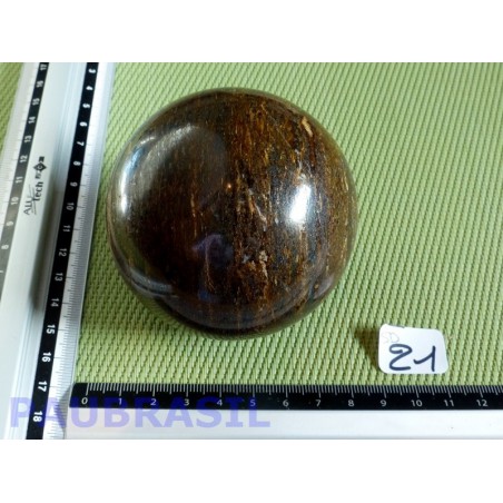 Sphère en Bronzite 627gr Bresil 74mm diamètre