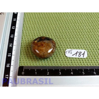 Chiastolite - andalousite pierre roulée de 9gr