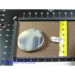 Agate naturelle en Pierre plate fine 14g