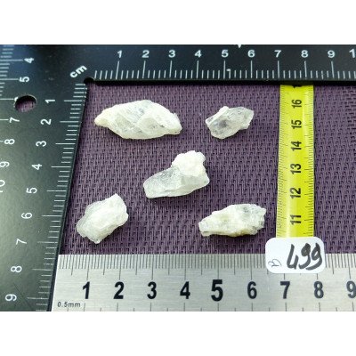 Petalite Lot de 5 Pierres Brutes 12g | Minéraux Paubrasil