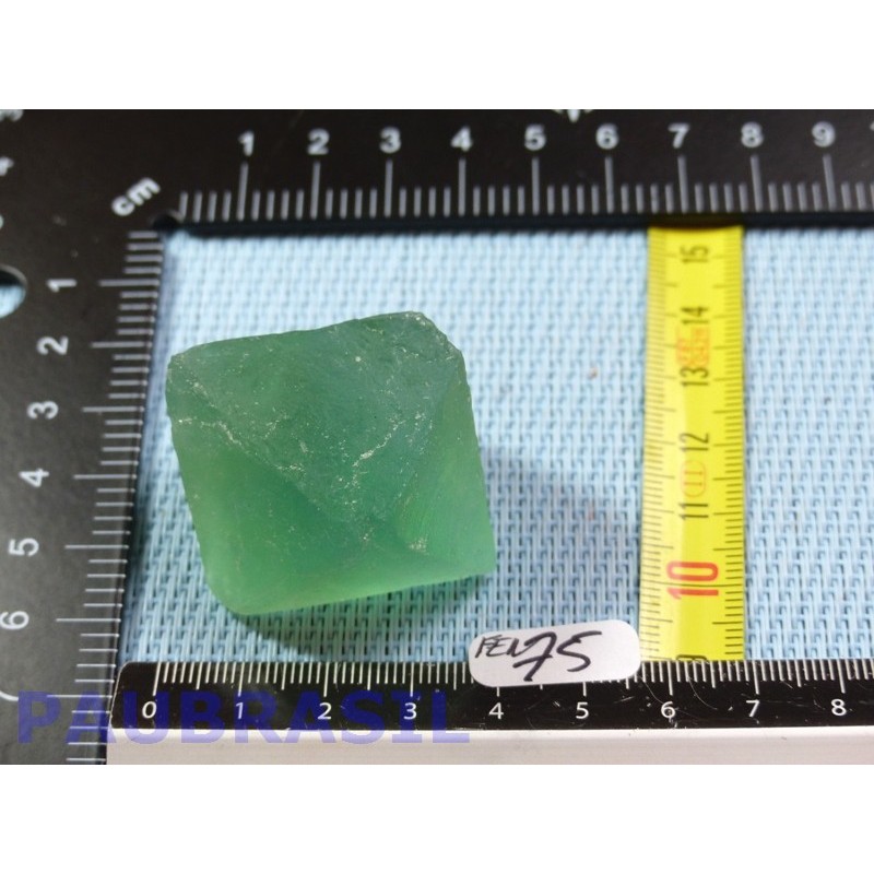 Fluorine Fluorite Verte en Pierre Brute Octaedre 61gr