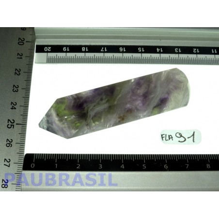 Fluorite ou fluorine multicolore pointe polie Q Extra 66g