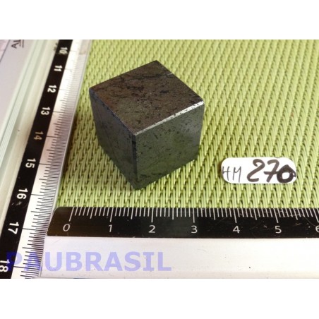 Cube poli en Hématite Q Extra 43g 21mm