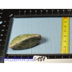 Diopside - Chrome diopside et quartz en pierre semi roulée 26g