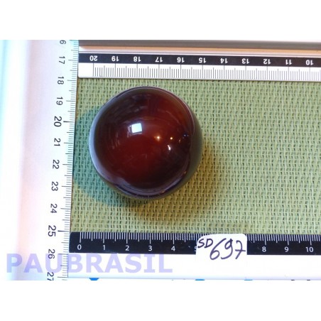 Sphère Cornaline 149g 47mm diamètre