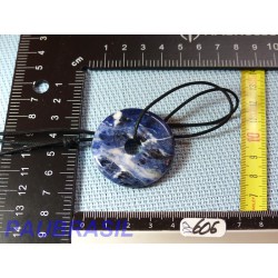Pi Donut Sodalite ou Ackmanite de 4 cm