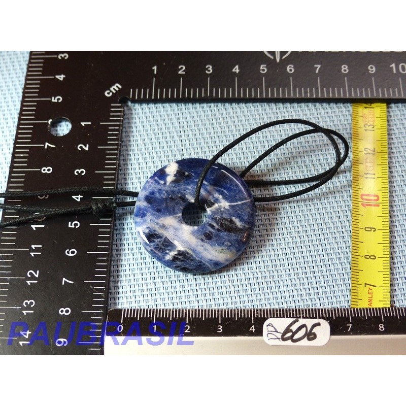 Pi Donut Sodalite ou Ackmanite de 4 cm