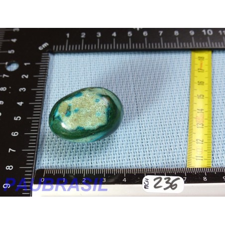 Malachite Chrysocolle en Pierre Roulée 54gr