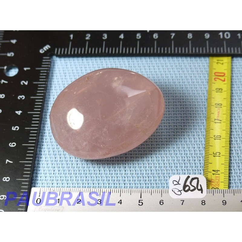 Quartz Rose en savonnette polie de Madagascar 112gr