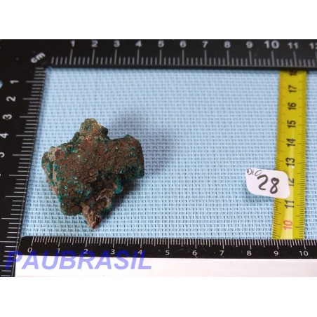 Dioptase en pierre brute Congo 46g qualité moyenne