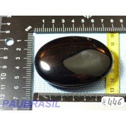 Obsidienne noire en savonnette polie Q Extra 99gr