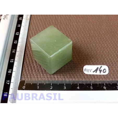 Cube poli en Aventurine Verte 33gr 23mm