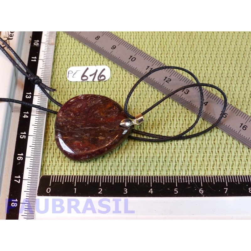 Pendentif Pietersite mini pierre plate 13gr