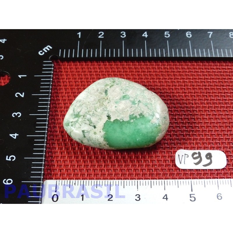 Variscite Utah USA en galet plat 21g