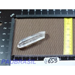 Pointe en Cristal de Roche Q Extra pour lithothérapie 9gr