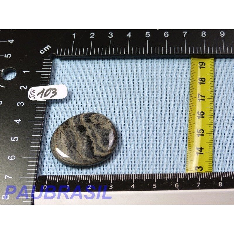 Jaspe Feuille d'Argent en Mini Pierre Plate 10g