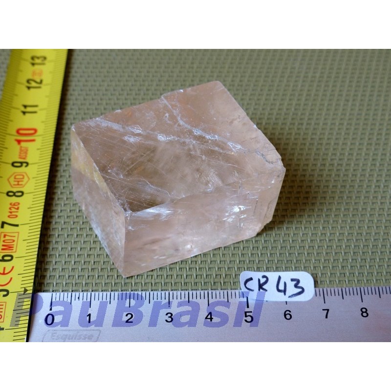 Calcite Rose Optique brute 76g