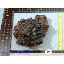 Calcite noire brute de 508gr du Mexique