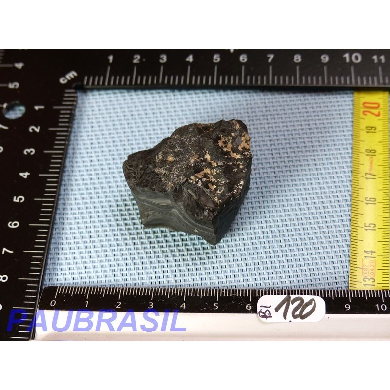 Psilomelane - hydroxyde de manganèse pierre brute 62gr