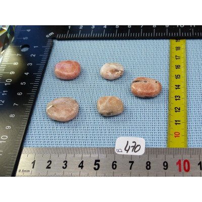 Barite - Baryte - Barytine Lot de 5 Pierres Roulées 34g | Minéraux Paubrasil