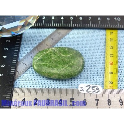Diopside - Chrome diopside pierre plate 30g