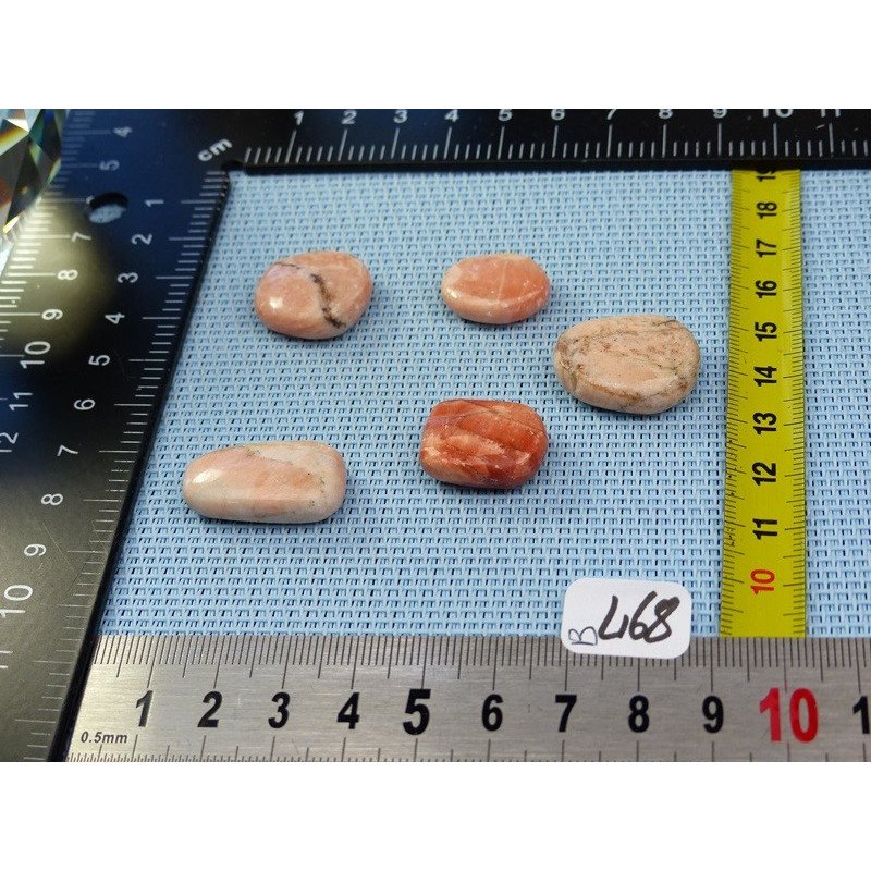 Barite - Baryte - Barytine Lot de 5 Pierres Roulées 37g | Minéraux Paubrasil