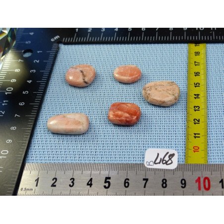 Barite - Baryte - Barytine Lot de 5 Pierres Roulées 37g | Minéraux Paubrasil
