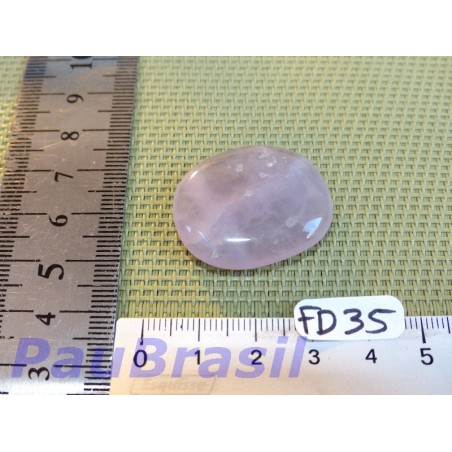 Fluorite mauve de France en mini pierre plate 11g