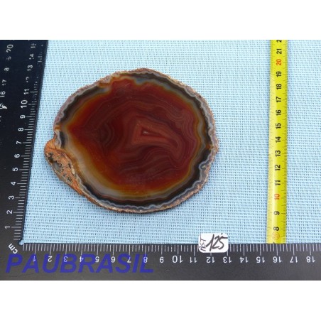 Tranche d agate chauffée de 140gr