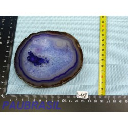 Tranche d agate teintée de 148gr