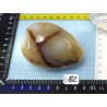 Oeuf Agate Naturelle Q Extra 263g 73mm long 55mm diamètre