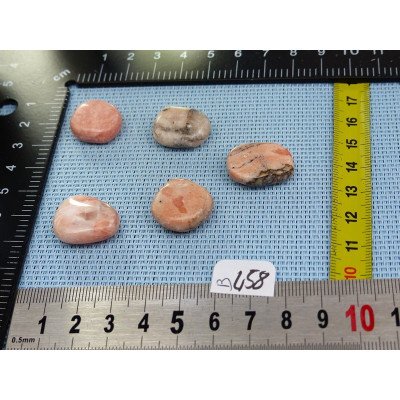 Barite - Baryte - Barytine Lot de 5 Pierres Roulées 35g | Minéraux Paubrasil