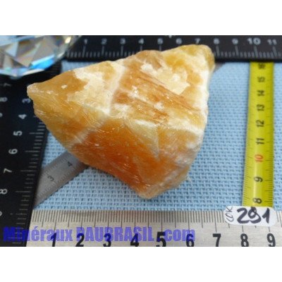 Calcite Orange en Pierre Brute 181gr