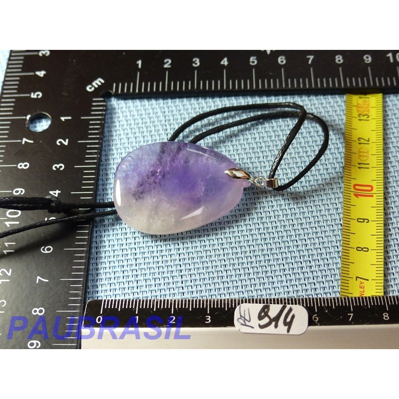 Pendentif en Amethyste Brésil Q Extra pierre plate 14g