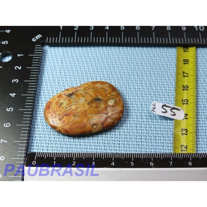 Agate Crazy Lace en pierre plate de 18gr