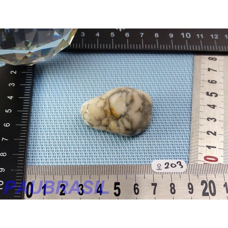 Howlite Véritable en Pierre Roulée 32g